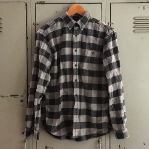 Grey Buffalo Plaid Flannel